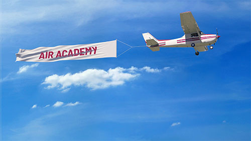 Bannerschlepp Luftwerbung Lizenz Erlangen Bei Der Air Academy